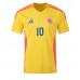 Kolumbien James Rodriguez #10 Heimtrikot Copa America 2024 Kurzarm